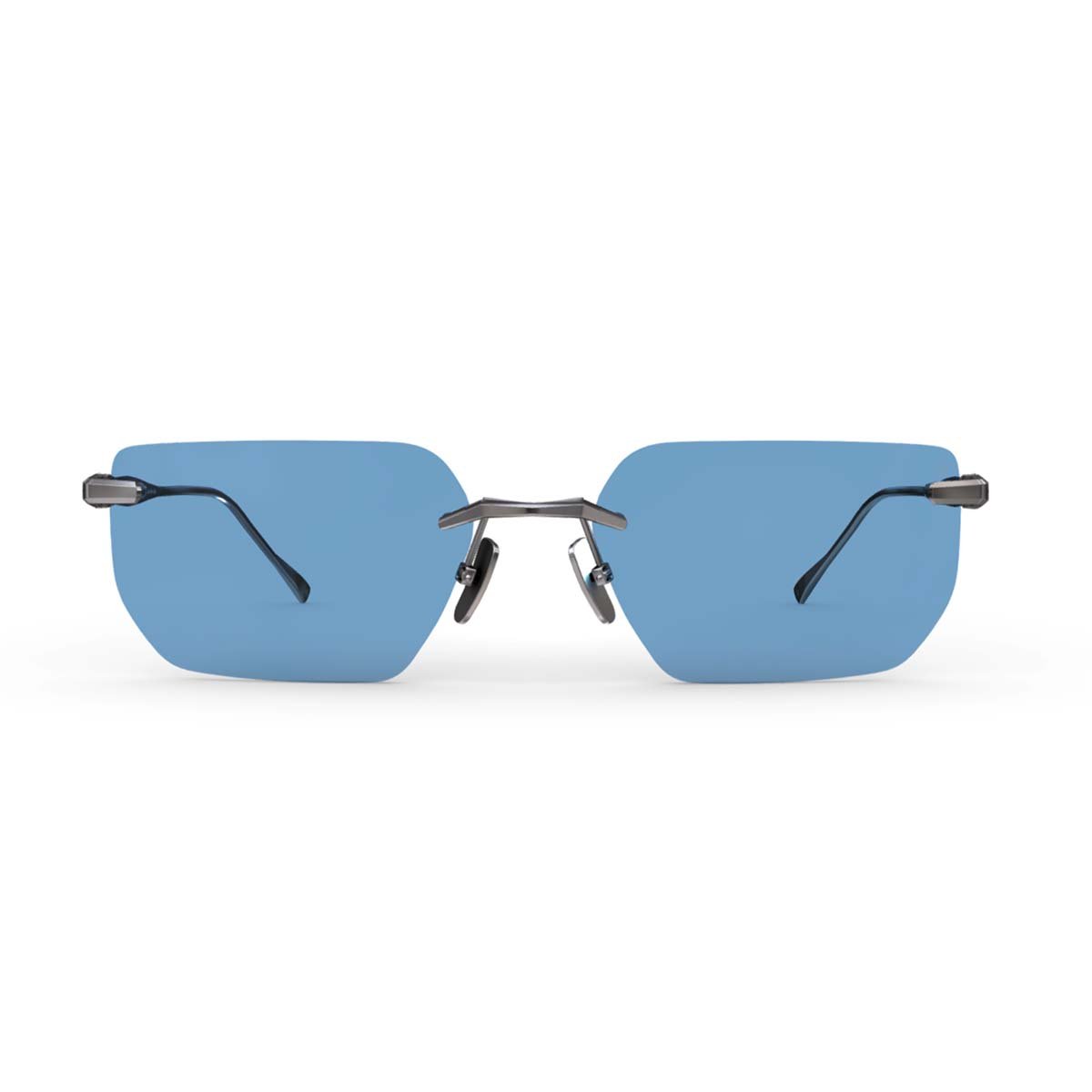 N37 Silver Frame - Jelly Blue PTC Lens