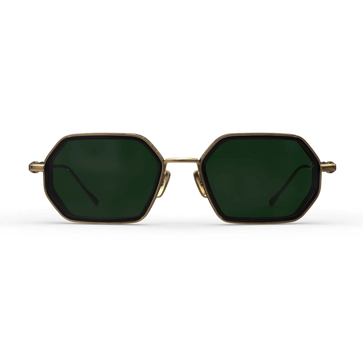 N40 Gold Frame - Green Lens