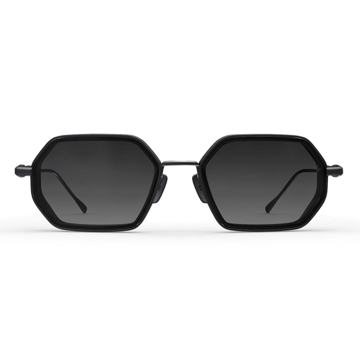 N40 Gun Metal Frame - Grey Flashed Gradient Lens