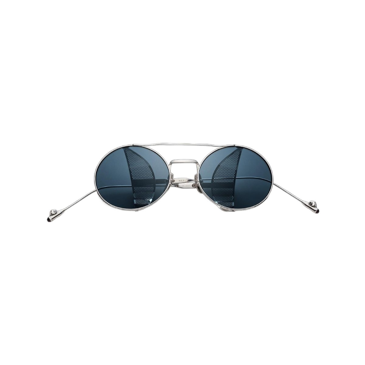 N5.1 Silver Frame - Blue Silver Flashed Lens