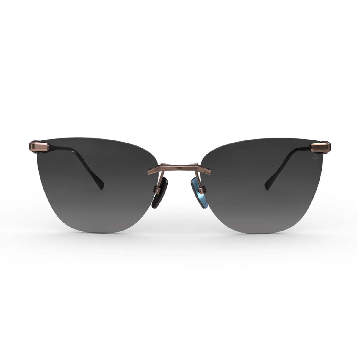 WN38 Rose Gold Frame - Grey Gradient Lens