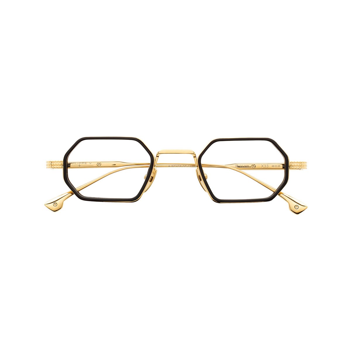 X33 Gold Frame - Clear Lens