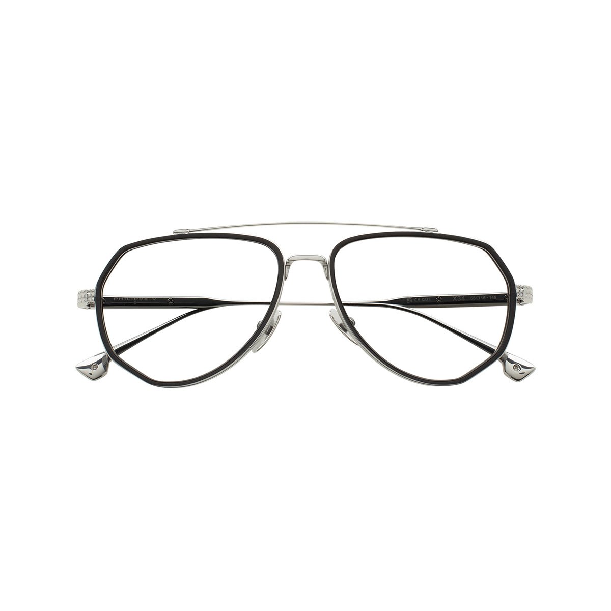 X34 Silver Frame - Clear Lens