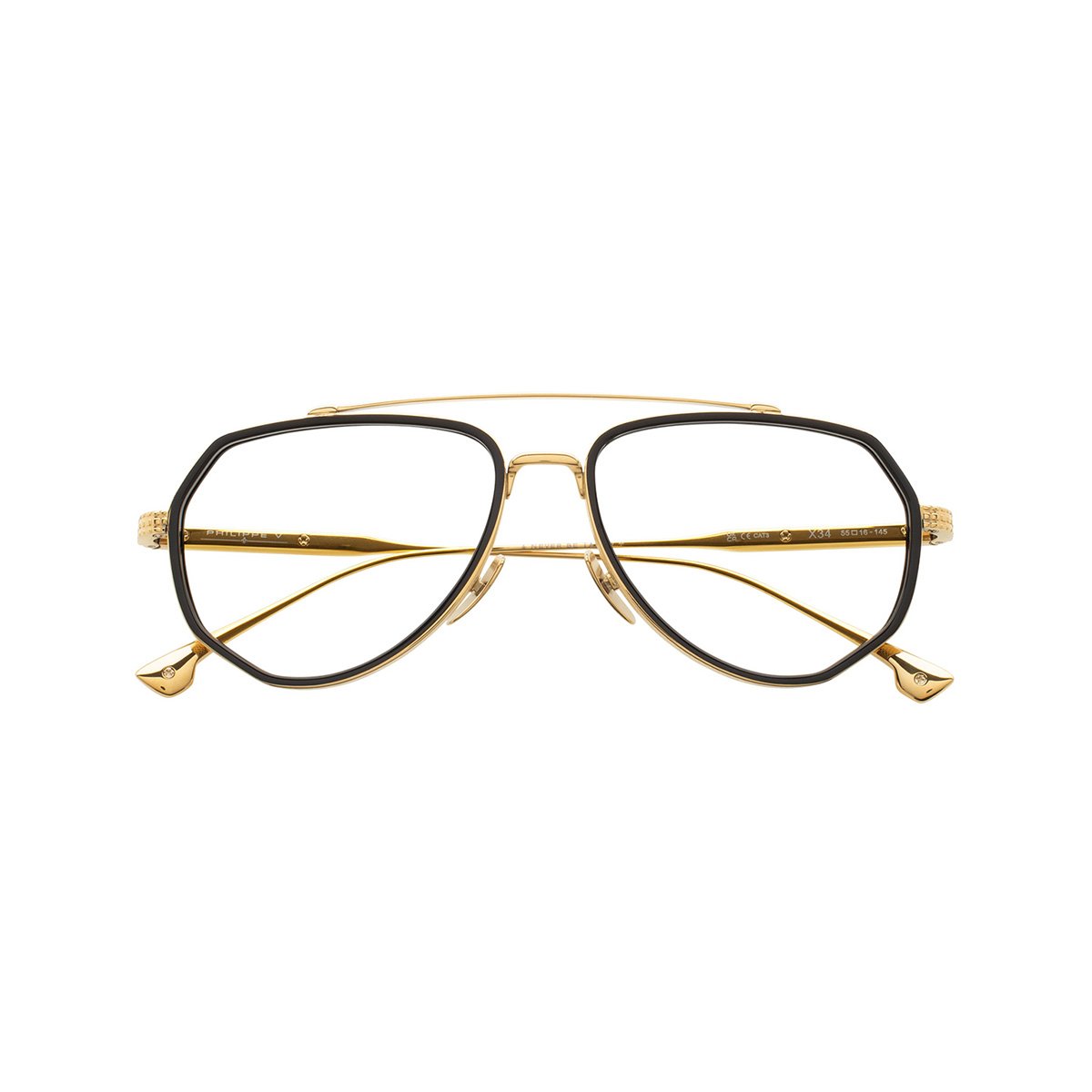 X34 Gold Frame - Clear Lens