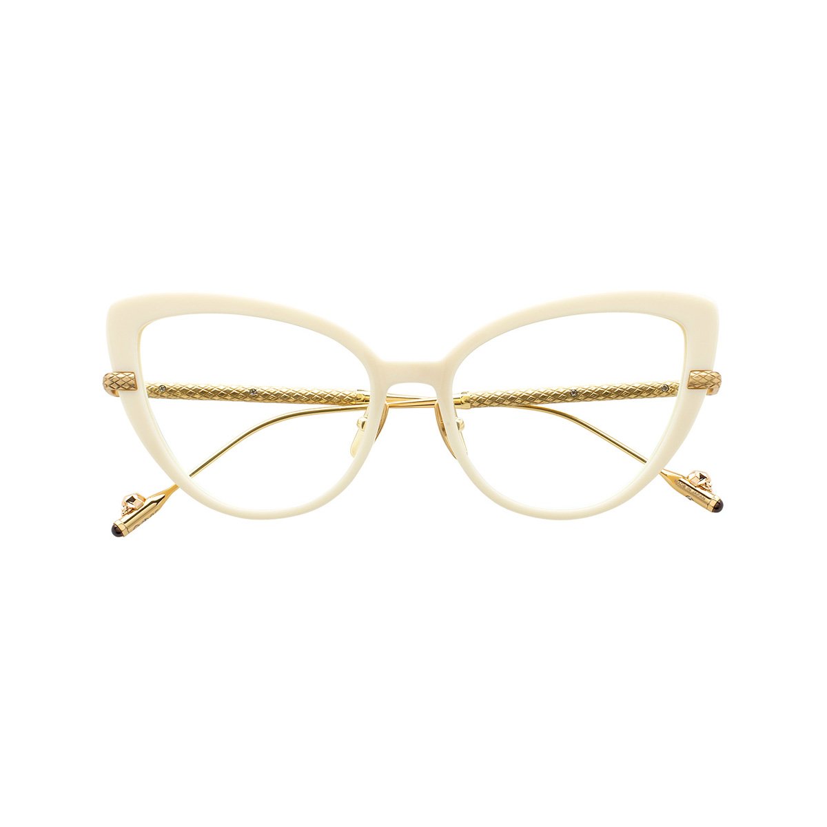 X39 Ivory/Gold Frame - Clear Lens