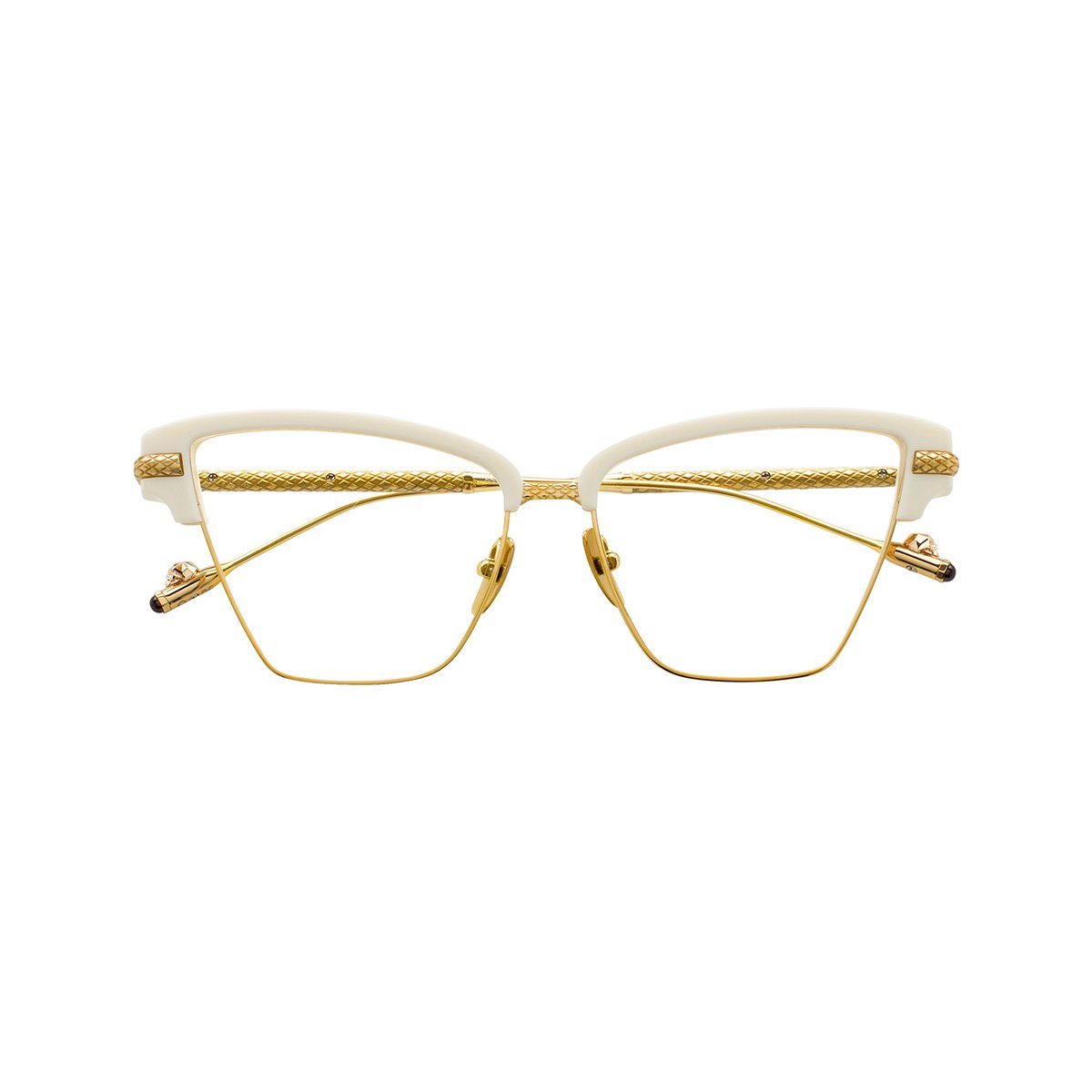 X41 Ivory/Gold Frame - Clear Lens