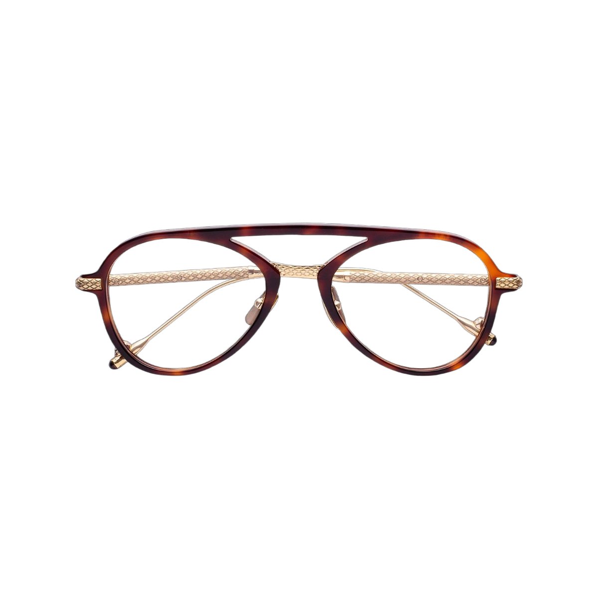 X43 Tort/Gold Frame - Clear Lens