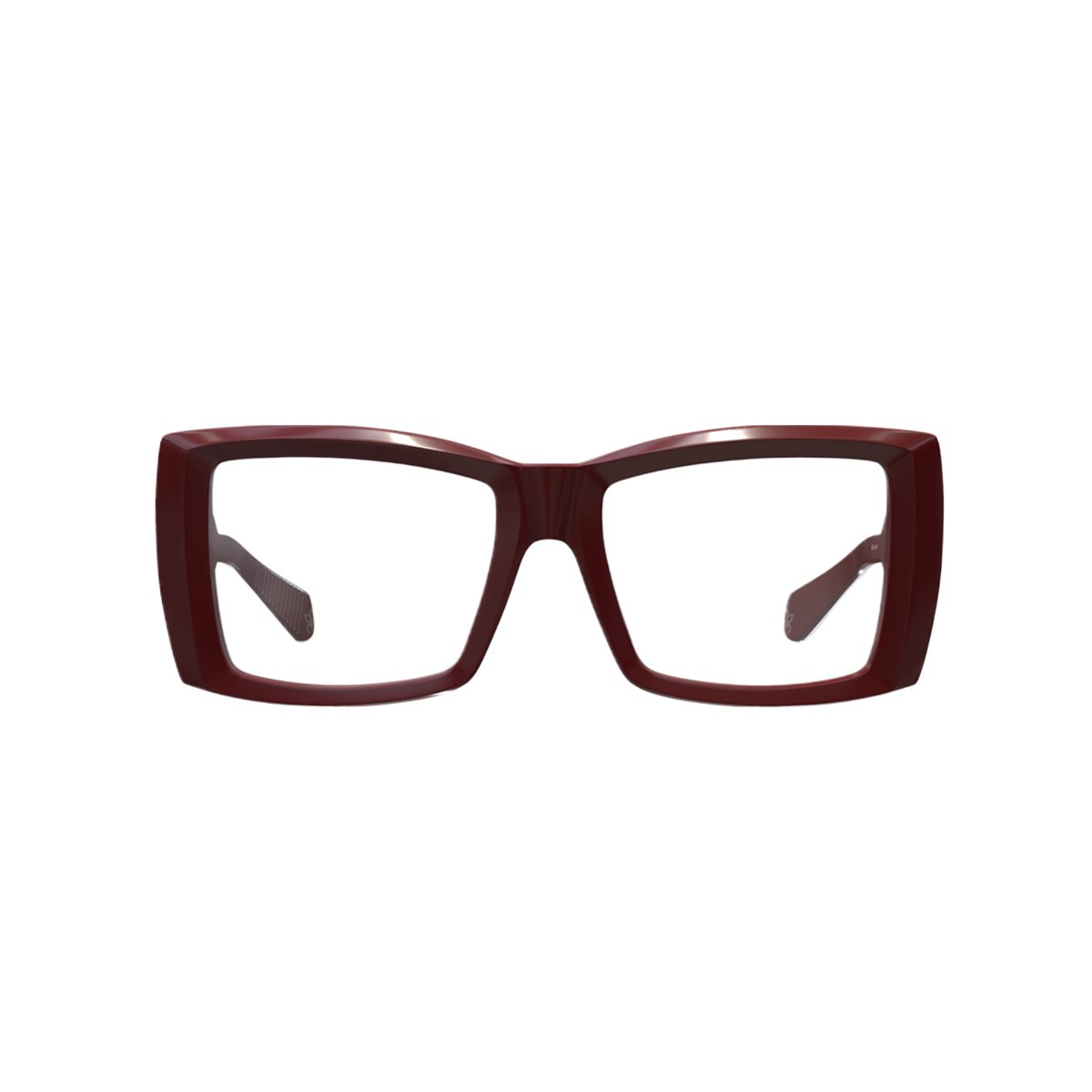X57 Cherry Red / Silver Frame - Clear Lens
